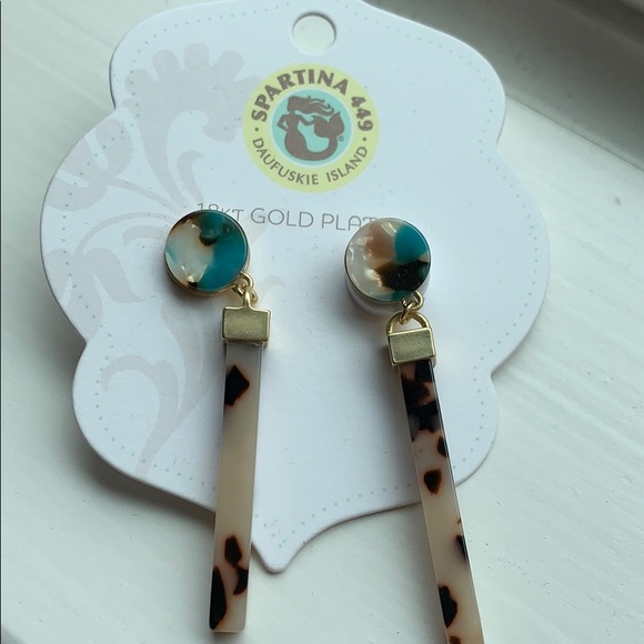 Gold plated Spartina earrings